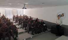 Presidente da Sociedade dos Amigos do Exército (SOAMEX) ministra palestra aos alunos do Núcleo de Preparação de Oficiais da Reserva
